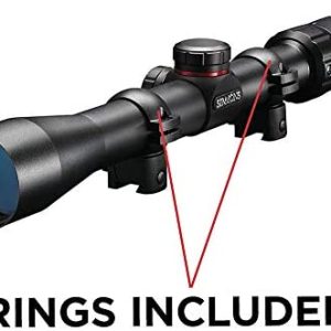 simmons 3 9x32mm .22 waterproof fogproof matte black riflescope (511039)