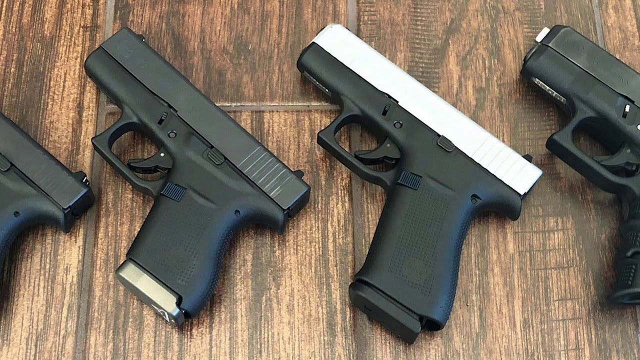 glock 43 semi auto pistol 9mm