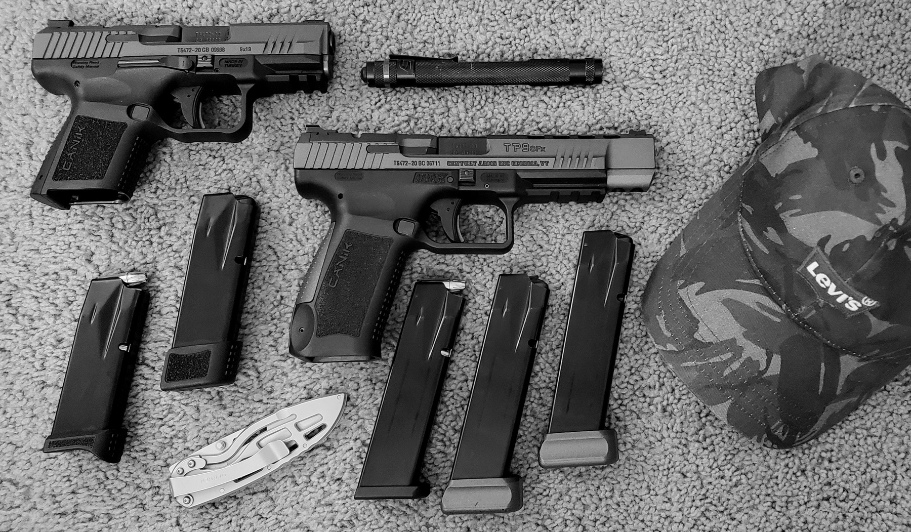 canik tp9 elite sc tungsten grey 9mm 3.5" barrel 15 rounds