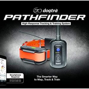 dogtra 4 dog pathfinder mini gps track and train system for smaller breed dogs get 2 free replacement strap and flea comb