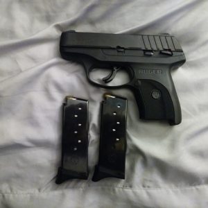ruger ec9s black 9mm 3.12 inch barrel 7 rounds with manual safety