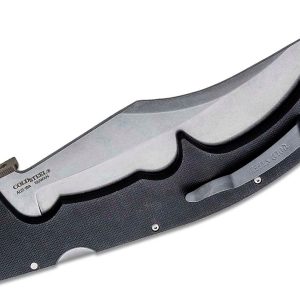 cold steel 62mgc xl espada g10 folding knife 7.5" japanese aus 10a stonewashed plain blade, black g10 handles