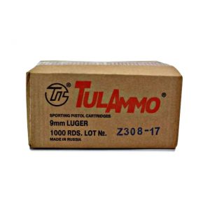 tulammo 9mm 115 gr fmj 1000 round