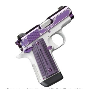 kimber micro 9 amethyst 9mm, 3" barrel, purple pvd w/engraving, purple g10, 7rd