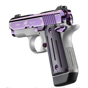 kimber micro 9 amethyst 9mm, 3" barrel, purple pvd w/engraving, purple g10, 7rd