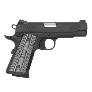 colt ccu concealed carry 45 acp, 4.25" barrel, g10 grips, novak sights, black dlc, 7rd