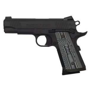 colt ccu concealed carry 45 acp, 4.25" barrel, g10 grips, novak sights, black dlc, 7rd