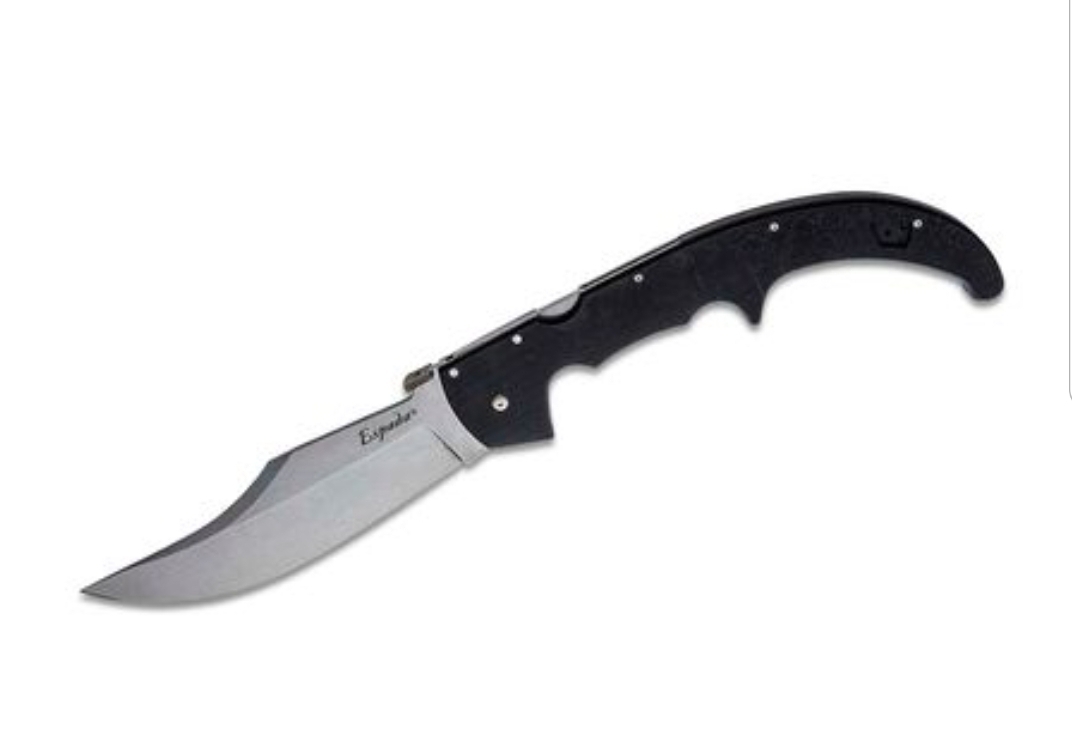 Cold Steel 62MGC XL Espada G10 folding knife fully open profile view