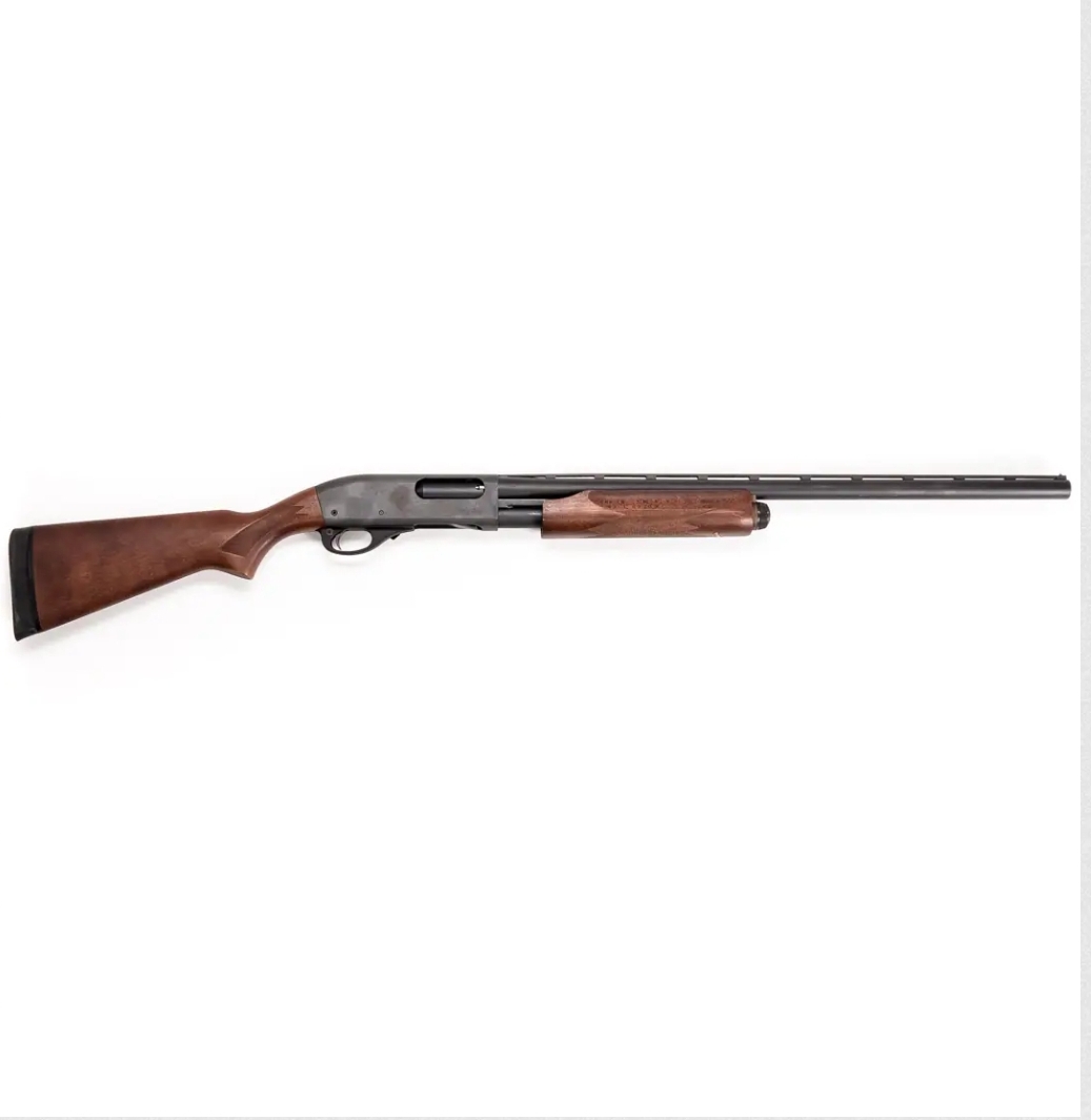 Remington 870 Express 12-gauge pump action shotgun with American hardwood stock