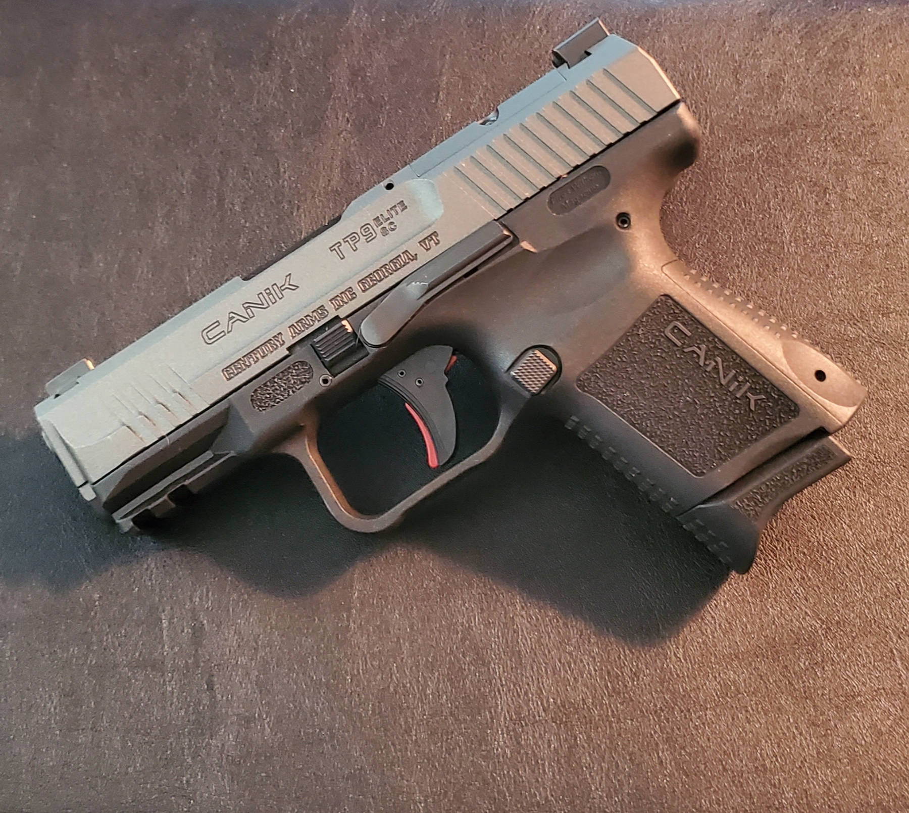 canik tp9 elite sc tungsten grey 9mm 3.5" barrel 15 rounds