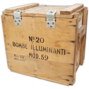 buy italian military wooden munitions crate usa