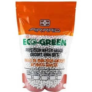 Air Raid Airsoft Eco BB 30g 3330ct, White, 6mm