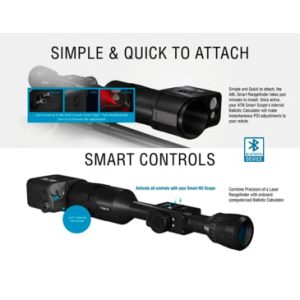 atn 1,000 yard auxiliary ballistic laser rangefinder