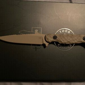 toor knives x haley strategic darter blade disruptive grey (limited run) #410